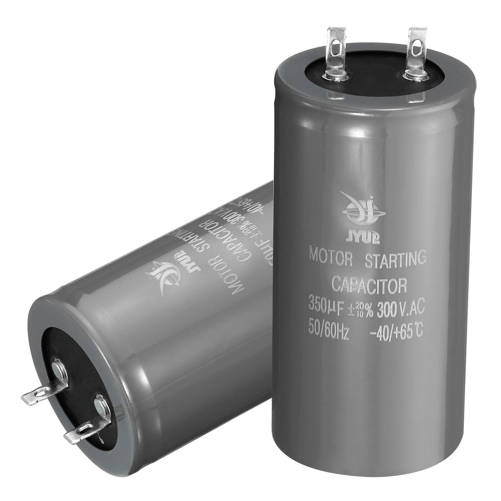 300WLAC -40/4657  
STARTING CAPACITOR +20%  
GUYL JYUP MOTOR  
MOTOR STARTING CAPACITOR  
350µF ±20% 300V.AC  
50/60Hz -40/+65°C