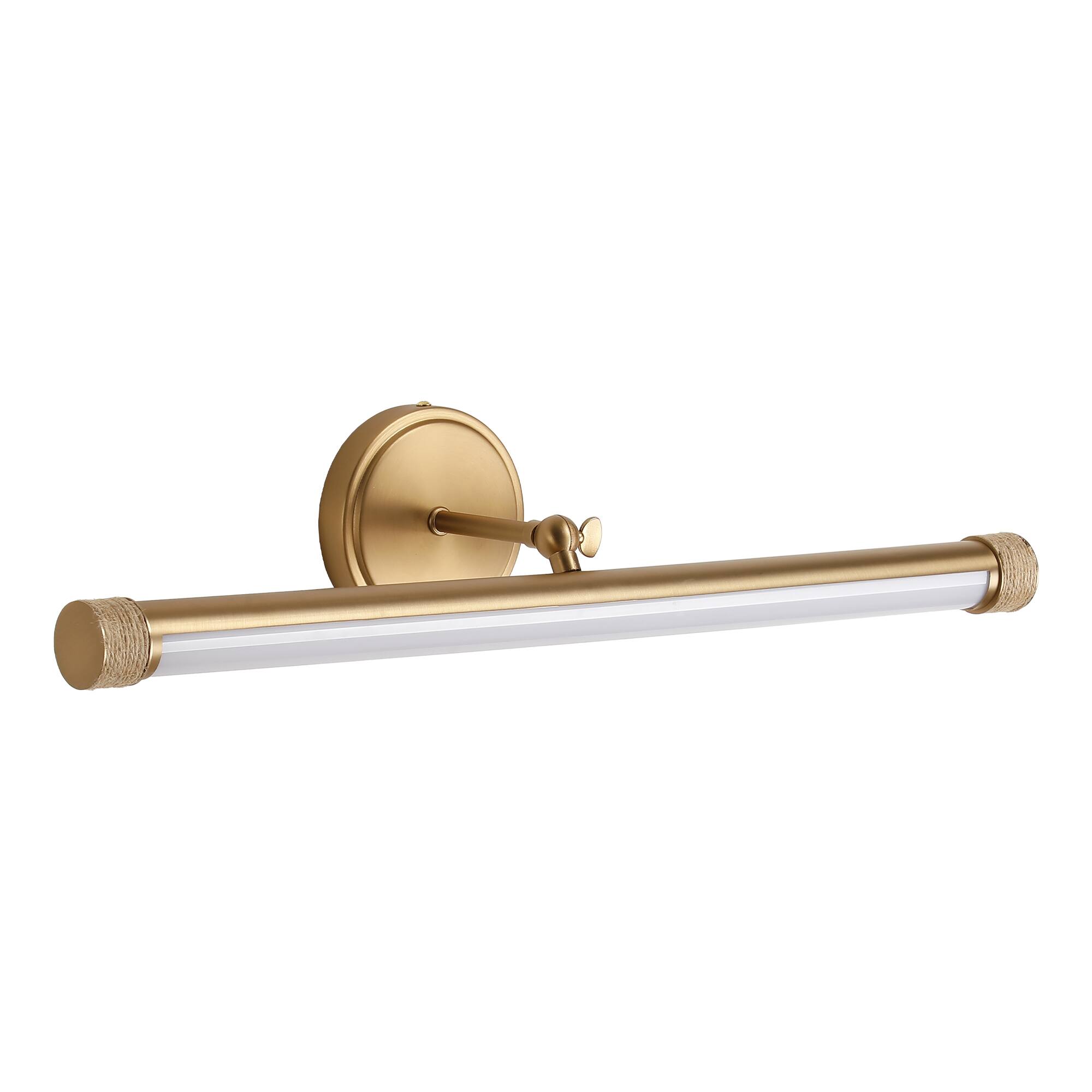 Alt View 4. Parrot Uncle - 24" Classic Adjustable Picture Light for Living Room, Bedroom, Gallery, Hallway - Brass.