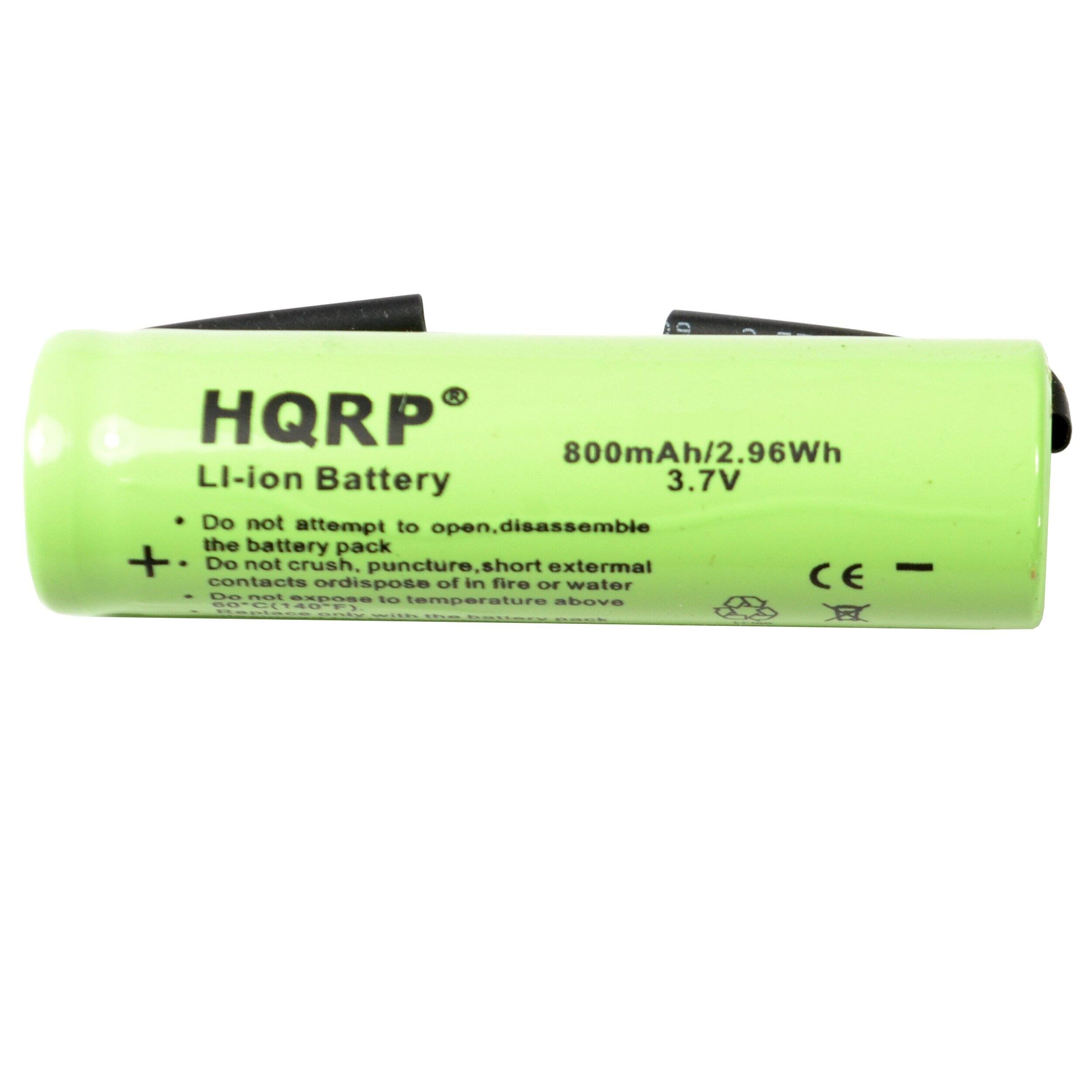 HQRP  
800mAh/2.96Wh  
Li-ion Battery  
3.7V  

- Do not attempt to open, disassemble the battery pack  
- Do not crush, puncture, short external contacts or dispose of in fire or water  
- Do not expose to temperature above 40°F  

CE