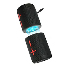 Front. PRIMEPLUS - Magnetic 2-in-1 Wireless Speaker, IPX6 Waterproof Bluetooth 5.3 Colorful Lights Split Design for 360° & Stereo Sound - S11.