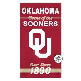 Jardine - Oklahoma Sooners 11'' x 20'' Home Of The Sign - Red