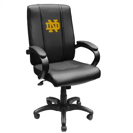 Front. DreamSeat - Black Notre Dame Fighting Irish Office Chair 1000 - Black.