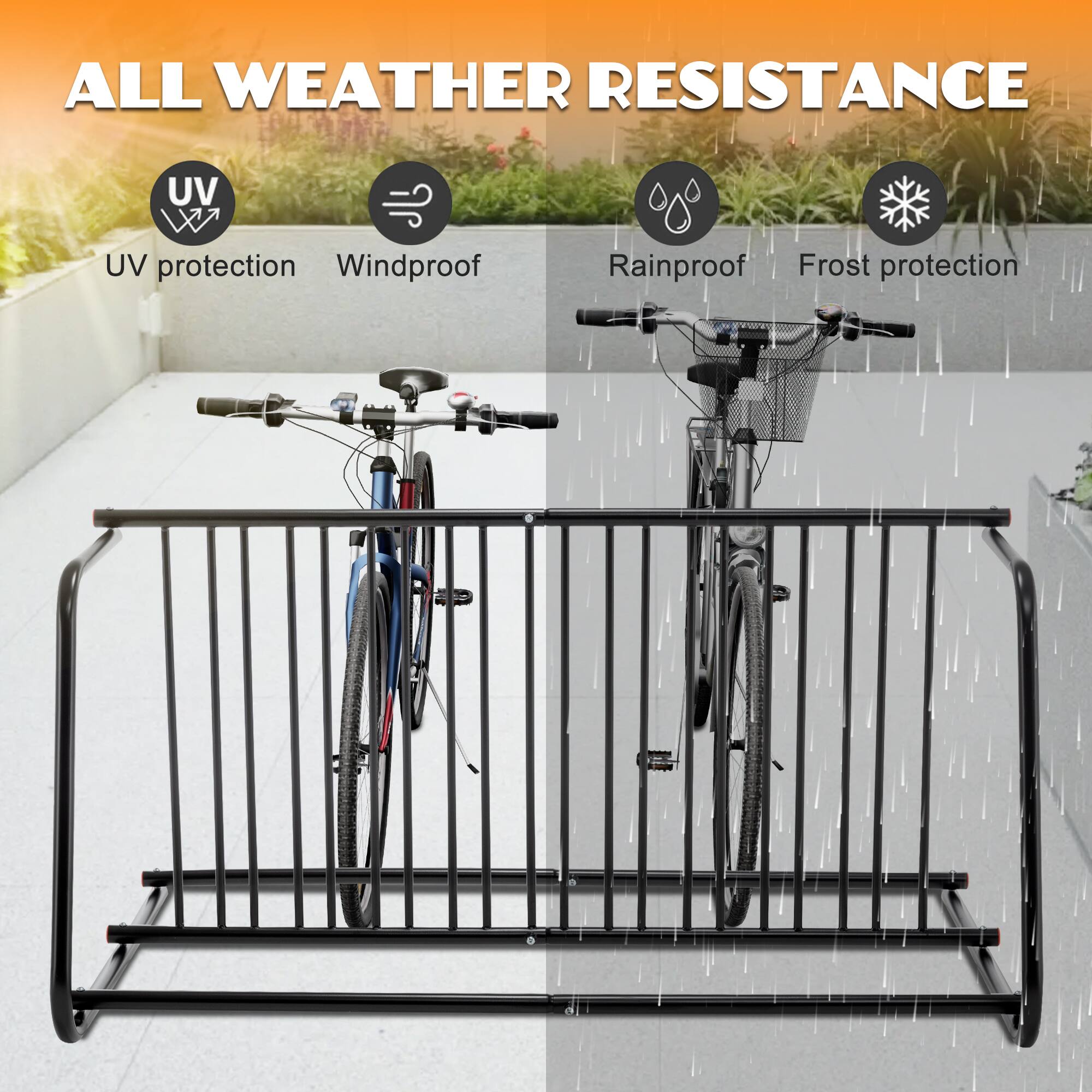 ALL WEATHER RESISTANCE

- UV protection
- Windproof
- Rainproof
- Frost protection