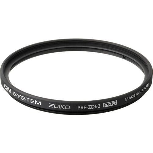 OM System PRF ZD62 PRO 62mm Multi Coated Protection Filter for M.Zuiko ...