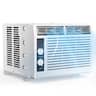 SIMZLIFE - 5000 BTU Window Air Conditioner, Cools Up to 150 sq. ft.,2 in1, Quiet&Energy Efficient, Easy Install for Bedroom,Office - White