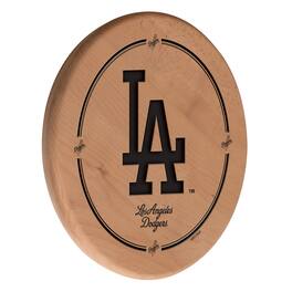 Holland Bar Stool Co. - Los Angeles Dodgers 13" Laser Engraved Solid Wood Sign - Natural