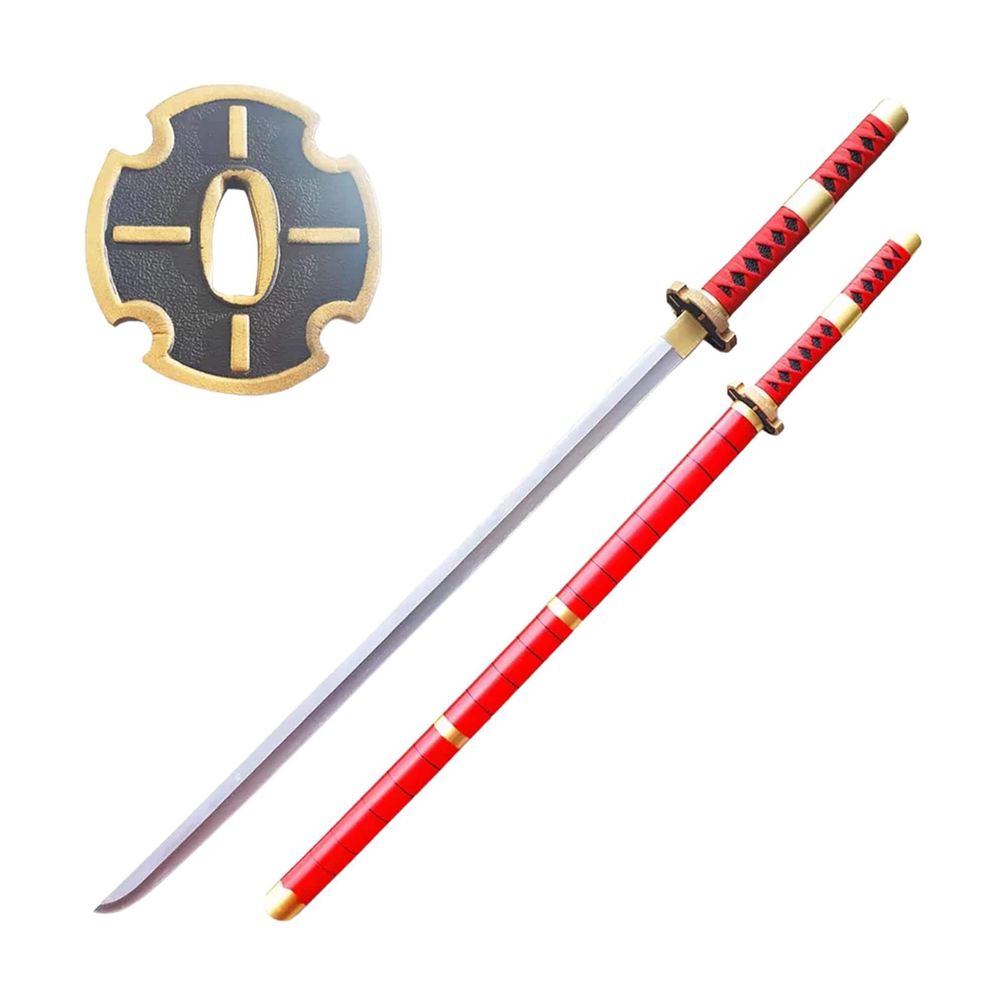 Edgework Imports - One Piece Roronoa Zoro Wado Ichimonji 41 Inch Foam Replica Sword - Red price history on PriceWatchPro
