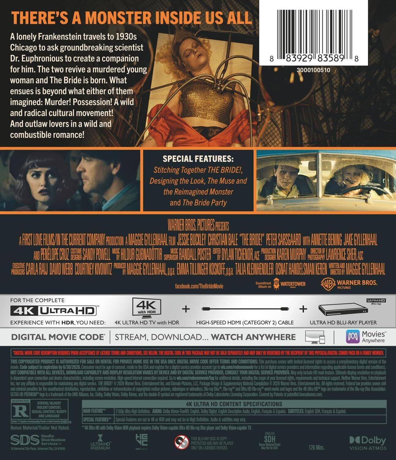 Alt View 1. The Bride!   - 4K Blu-Ray.