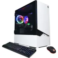 CyberPowerPC - Gamer Xtreme Gaming Desktop - Intel Core i5-14400F - 16GB Memory - NVIDIA GeForce RTX 3050 6GB - 1TB SSD - White - Front_Zoom