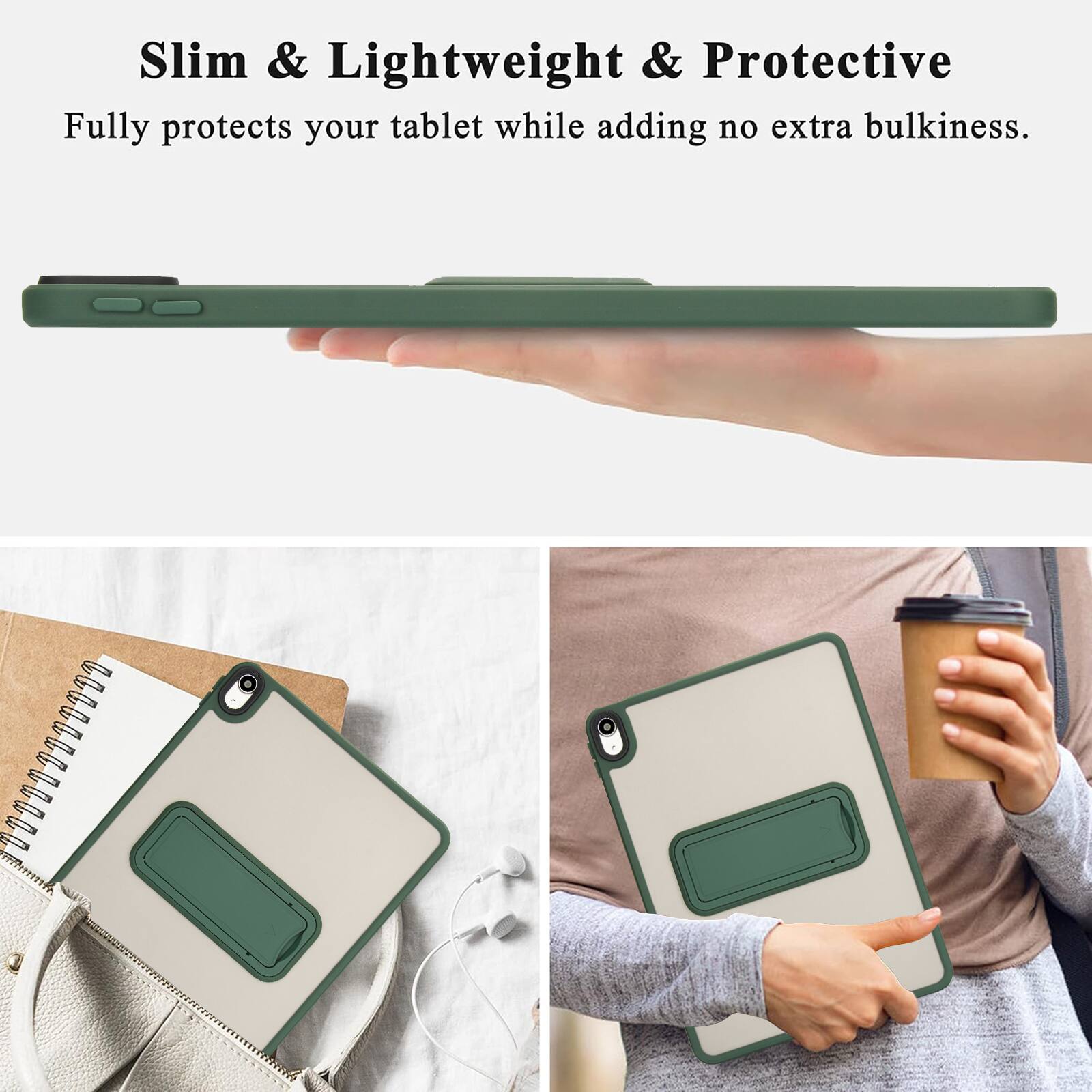 Slim & Lightweight & Protective  
Fully protects your tablet while adding no extra bulkiness.