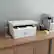 Alt View 1. HP - LaserJet M140we Wireless Black and White Laser Printer with 6 months of Instant Ink included with HP+ - White.