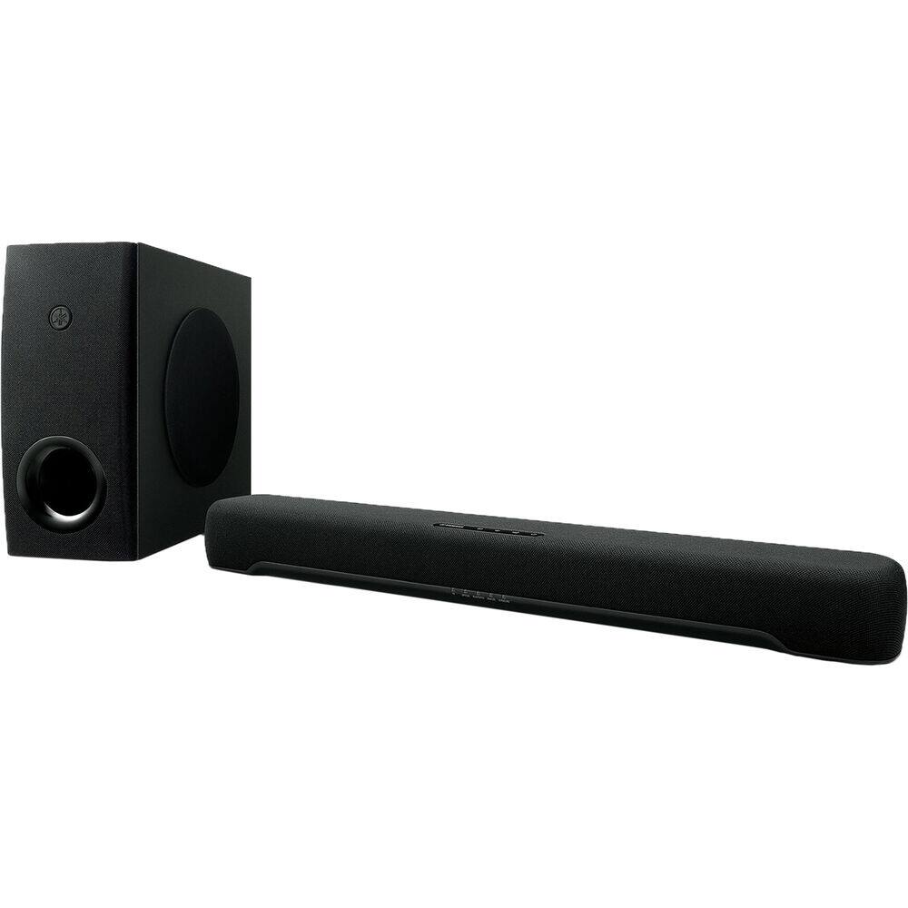 Alt View 1. Yamaha - Yamaha SR-C30A 90W 2.1-Channel Soundbar System, Cleaning kit, Reusable Fastener Straps, Bundle.