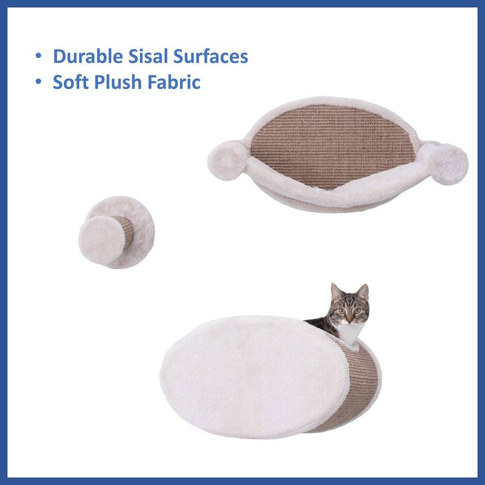 - Durable Sisal Surfaces
- Soft Plush Fabric