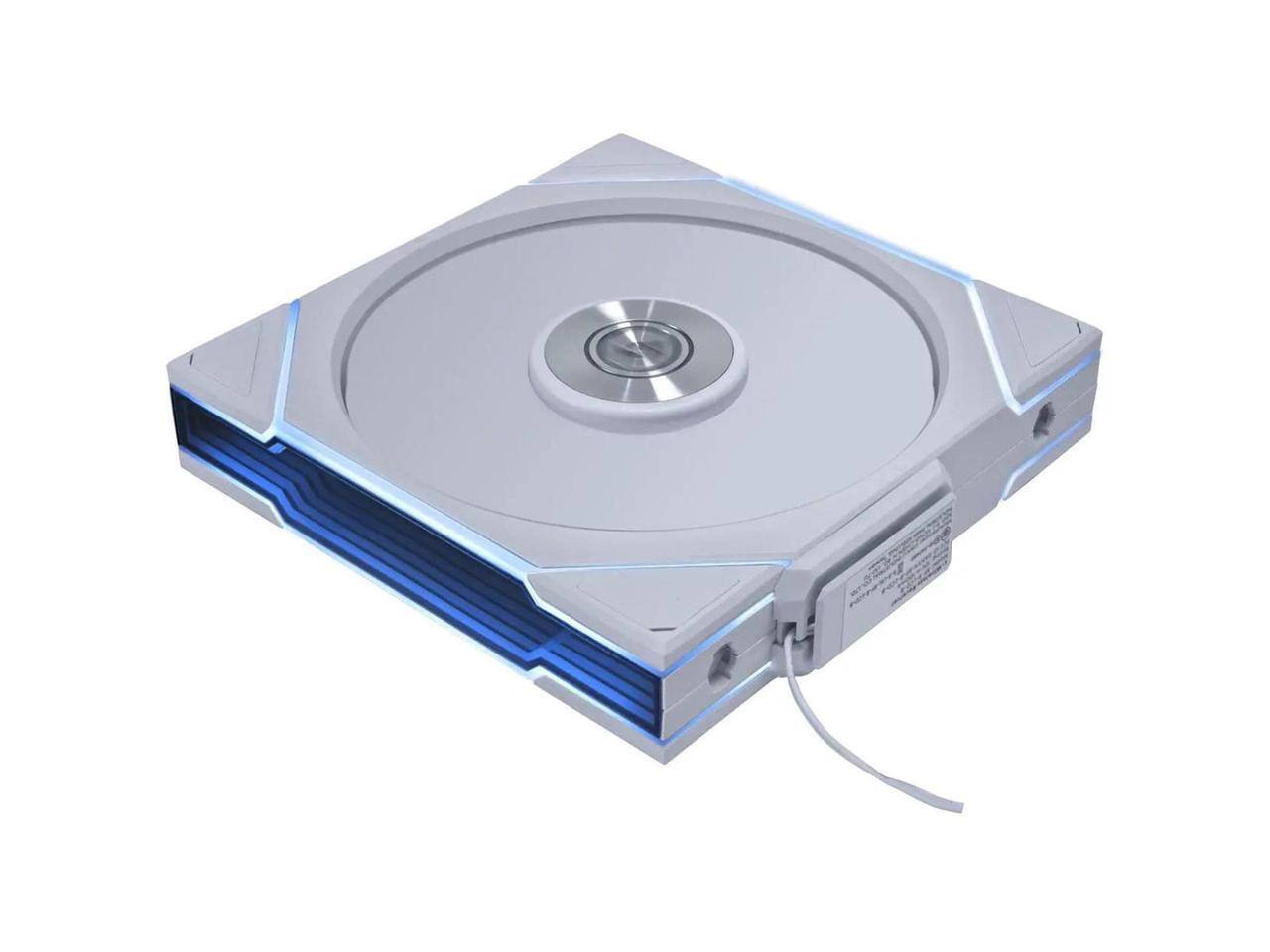 Alt View 8. Lian Li - Lian Li UNI Fan TL 140 - Wireless ARGB Fan - Dual-Zone Lighting - FDB - White (14TL1W1W) - White.