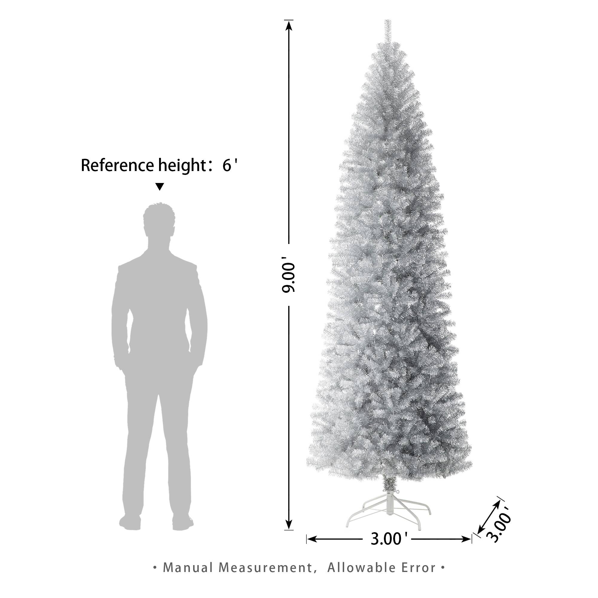 Reference height: 6'

9.00'

3.00' Manual Measurement, Allowable Error