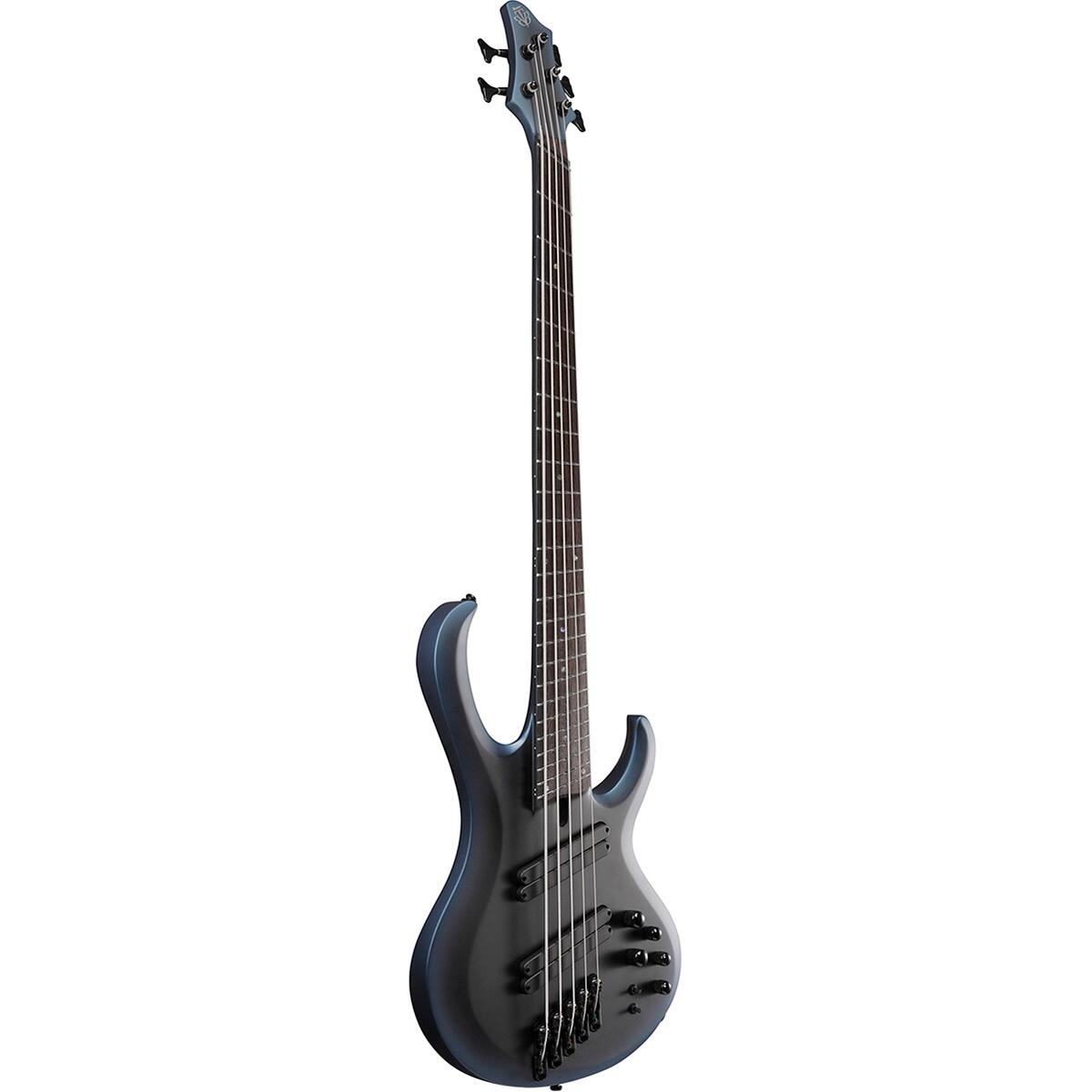 Alt View 2. Ibanez - Ibanez BTB Workshop Series BTB605MS 5-String Electric Bass Guitar, Midnight Arctic Ocean Matte.
