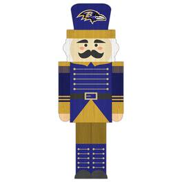 Fan Creations - Baltimore Ravens 31'' Nutcracker Leaner - Multicolor