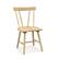 Alt View 6. Costway - Dining Chairs Set of 2 Windsor Chairs Wood Armless Chairs with Solid Rubber Wood - Natural.