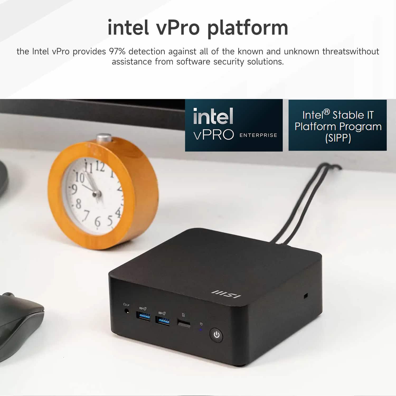 MSI Upgraded Cubi NUC MFF Desktop Intel Core i7 1365U Intel Iris