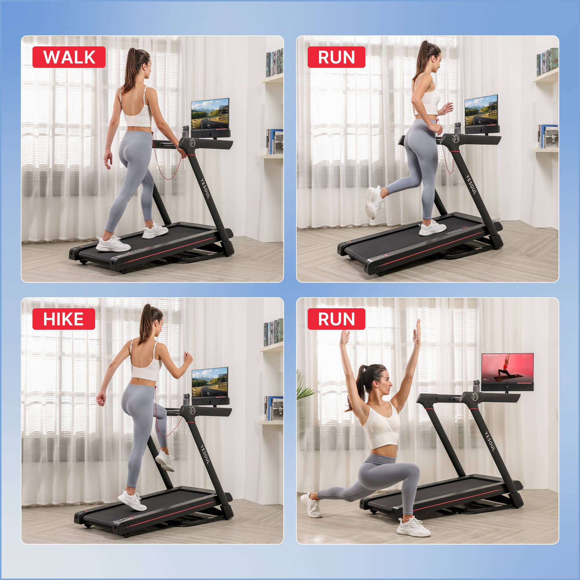 WALK  
RUN  
HIKE  
RUN