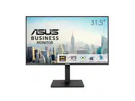 ASUS - VA32UQSB 32" 4K UHD IPS Monitor, 60Hz, HDR10, USB Hub, HDMI, DP, Ergonomic Stand, Speakers, VESA - Black