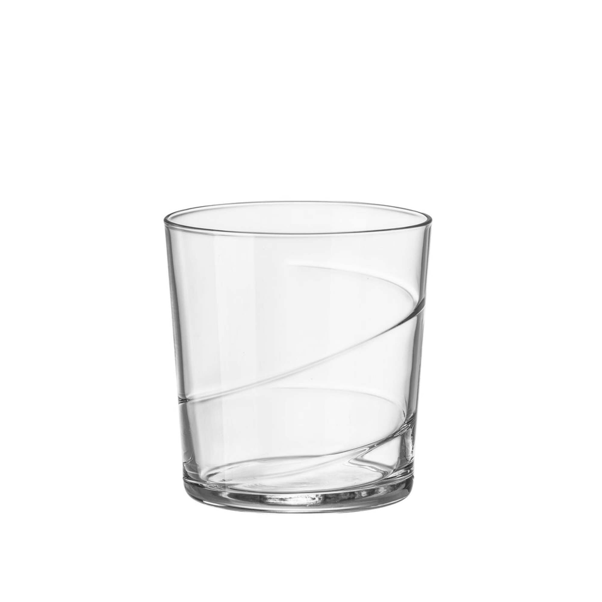 Angle. Bormioli Rocco - Bormioli Rocco Bodega Swirl Negroni Glasses Set of 12, 12 Oz Spiral Tumblers - Clear.