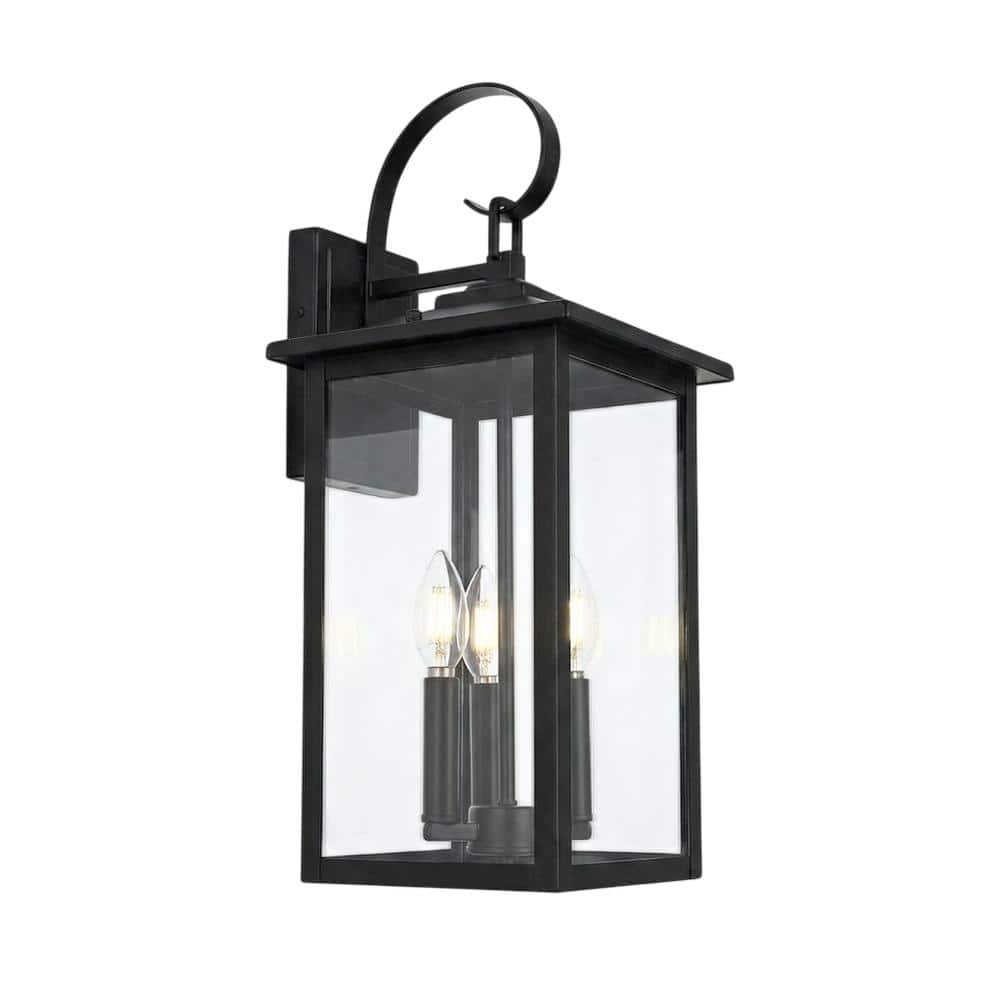Elegant Lighting - Carisle 7 inch Outdoor Pendant - Black