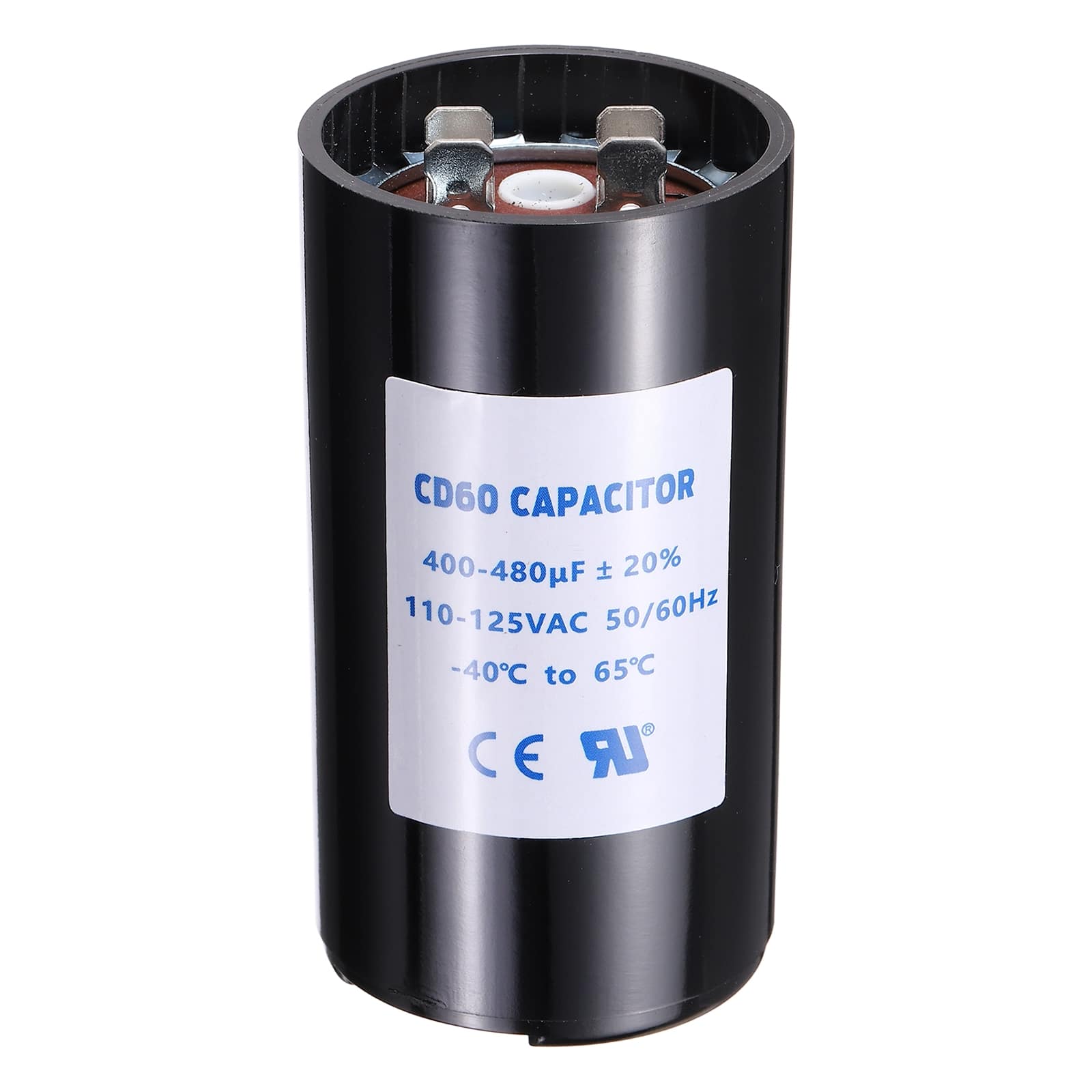 Unique Bargains - CD60 Capacitor 400-480 Mfd, 110-125 VAC Run Motor Start Capacitor 50/60Hz for Fan/Well Pump price history on PriceWatchPro