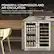 Alt View 11. Whynter - 30″ Built-In French Door Dual Zone 33 Bottle Wine Refrigerator 88 Can Beverage Center - Stainless steel.