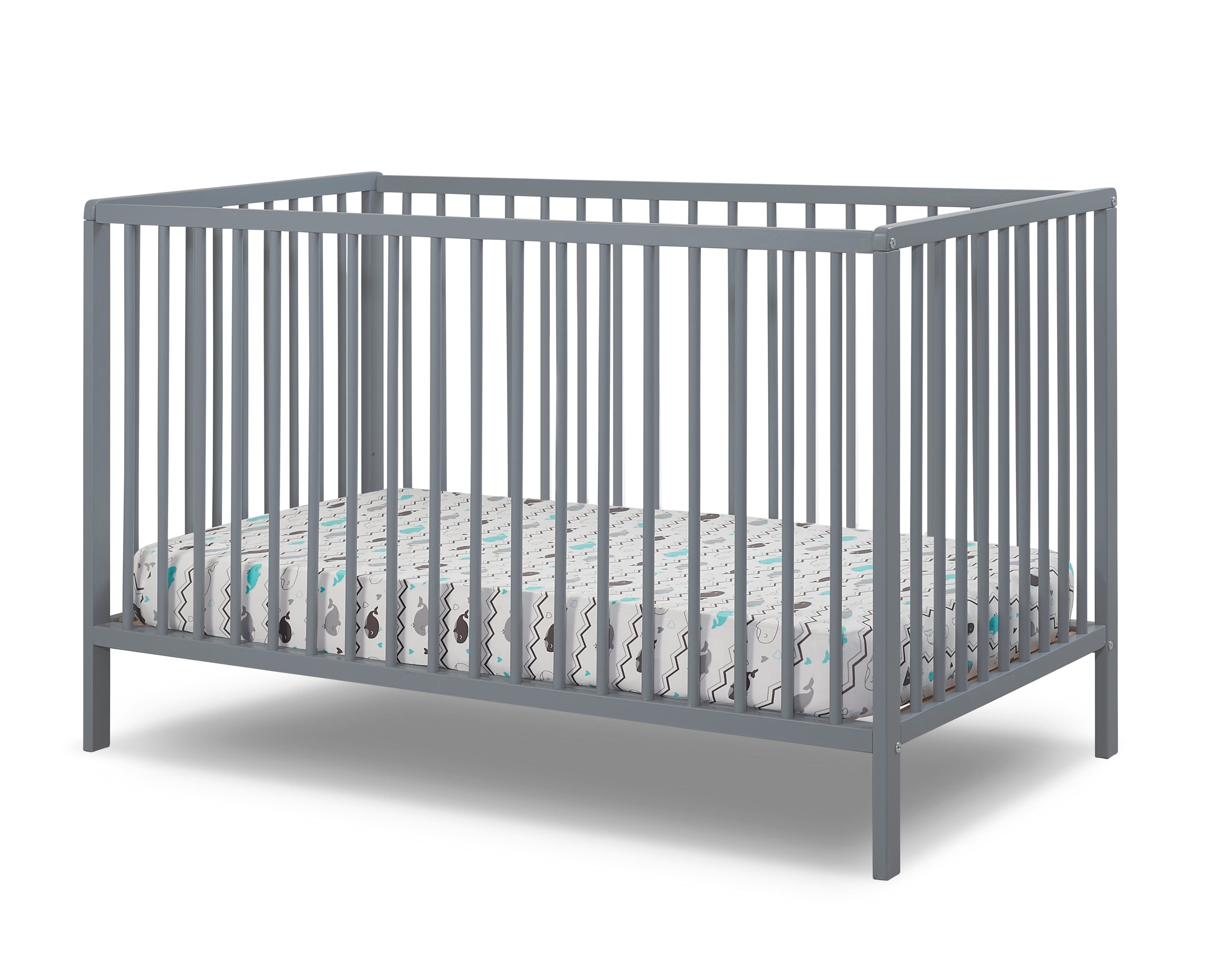 Sorelle - Happy Crib - Gray - Front_Zoom