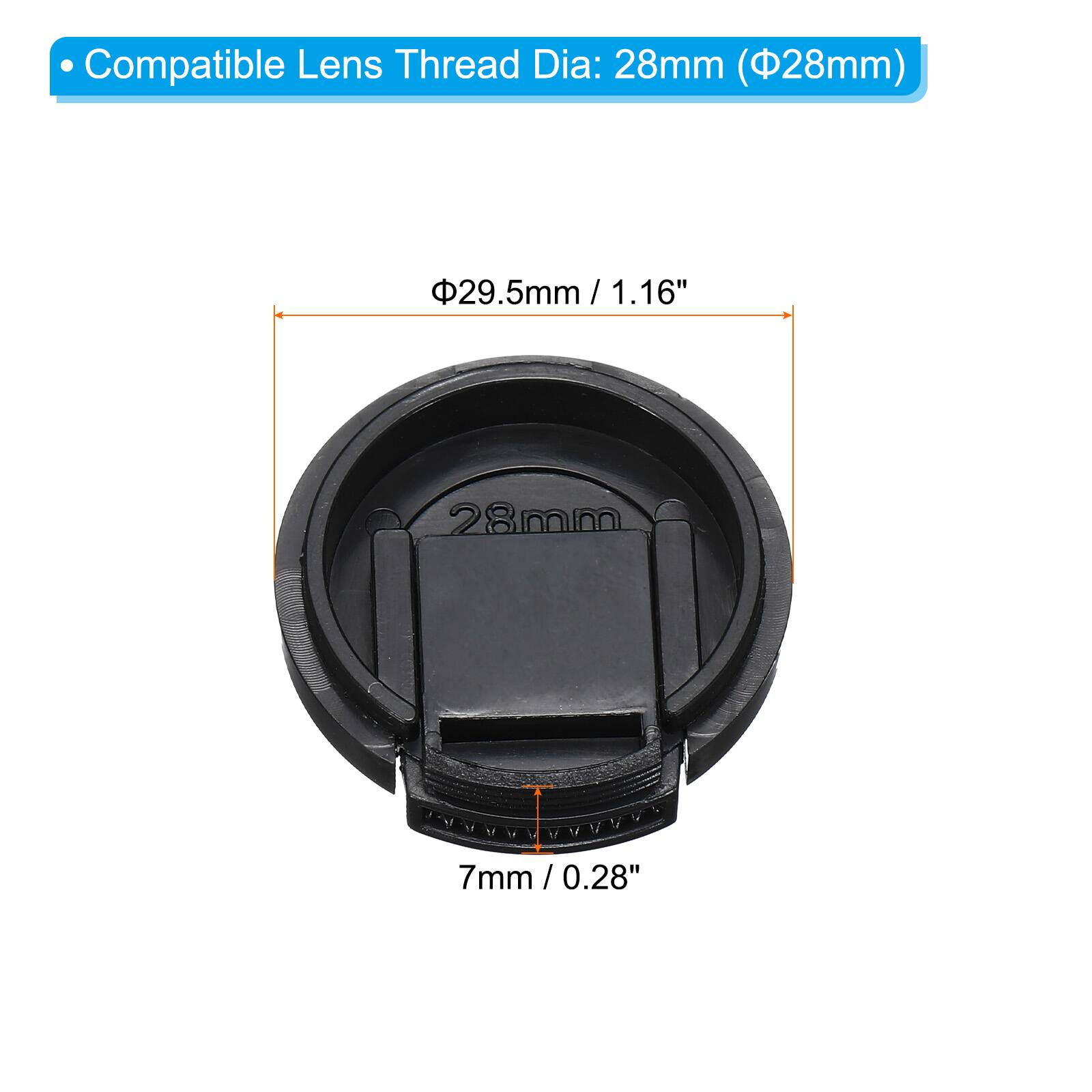 Compatible Lens Thread Dia: 28mm (Φ28mm)  
29.5mm / 1.16"  
7mm / 0.28"