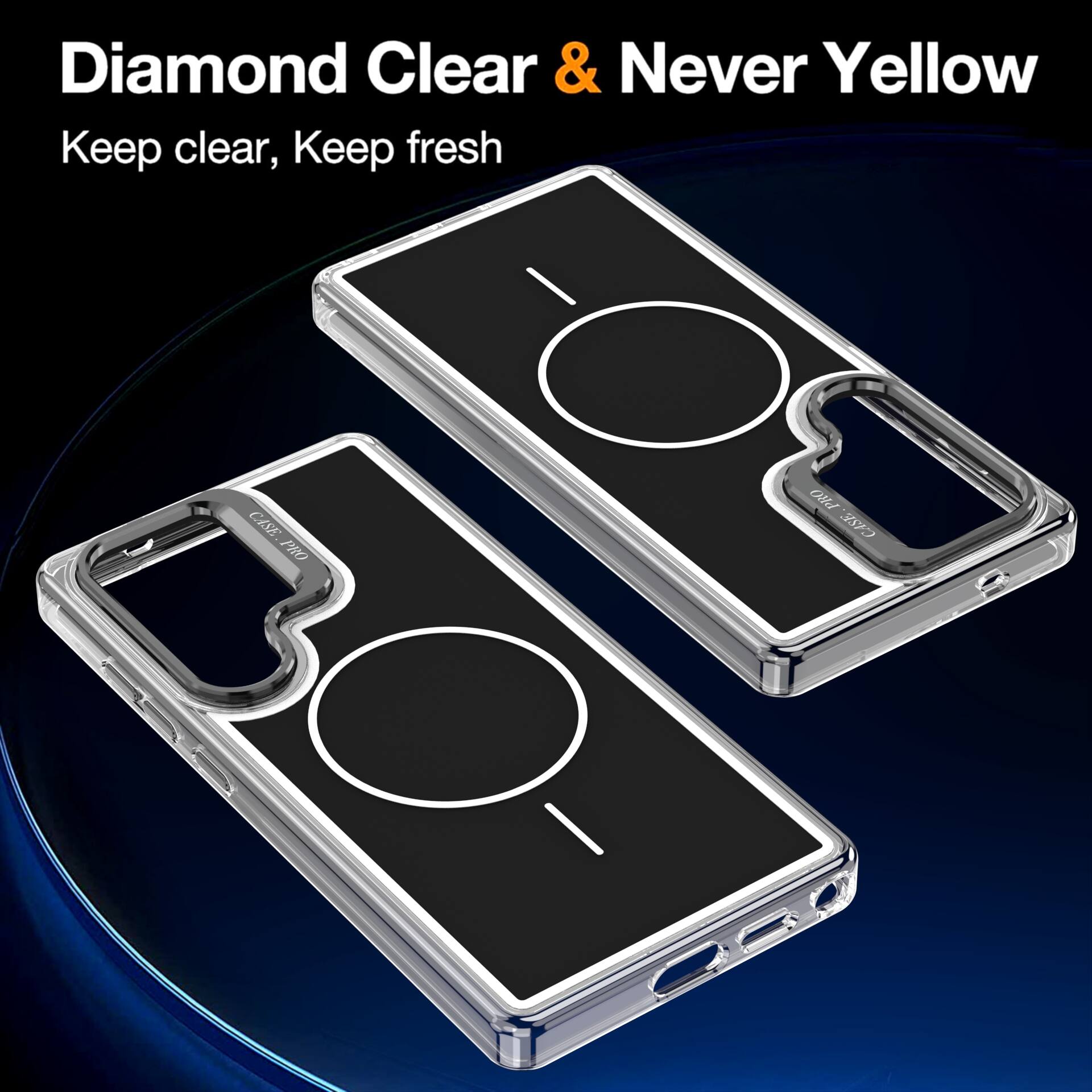 Diamond Clear & Never Yellow  
Keep clear, Keep fresh  
CASE.PRO  
CASE PNO: 01