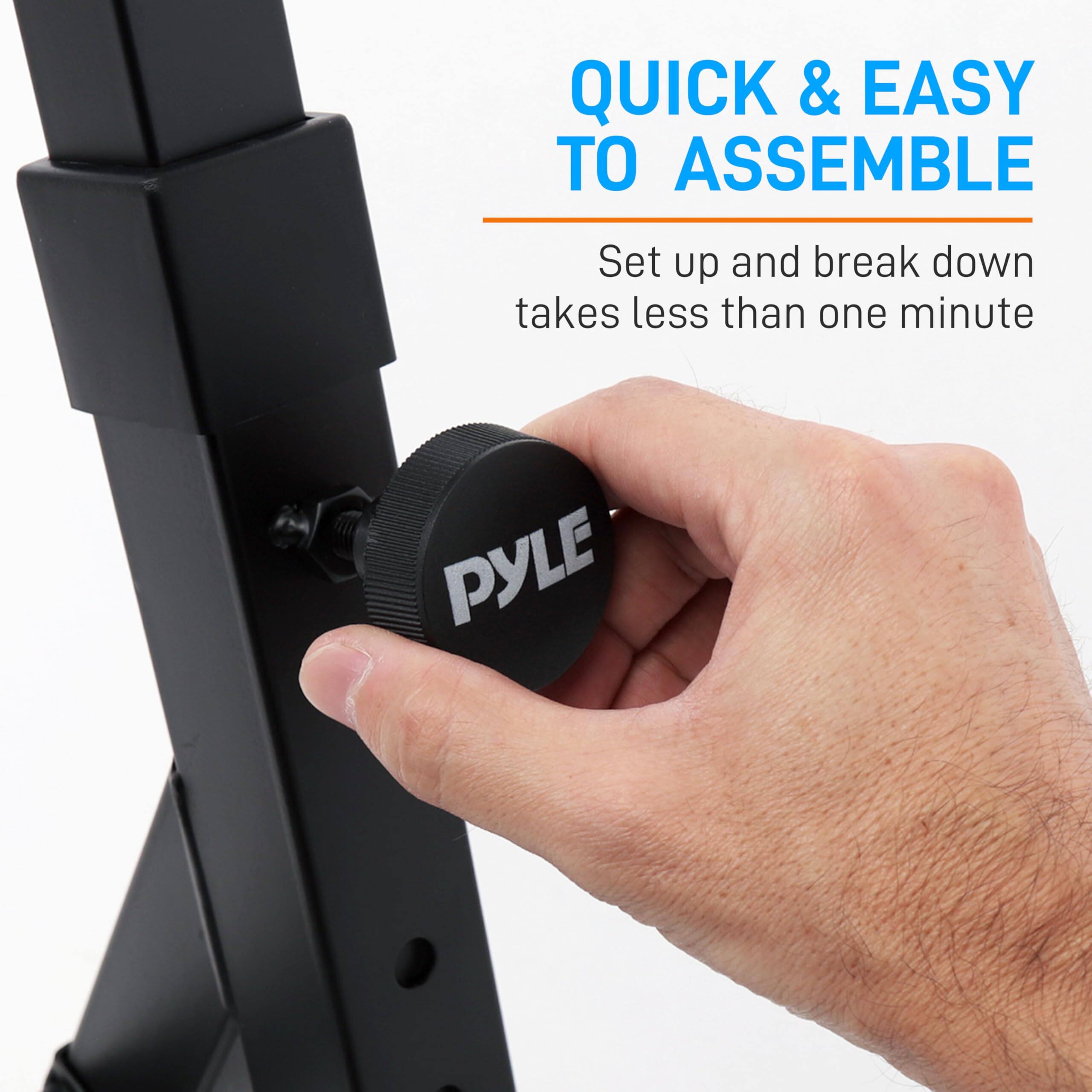 QUICK & EASY TO ASSEMBLE  
Set up and break down takes less than one minute