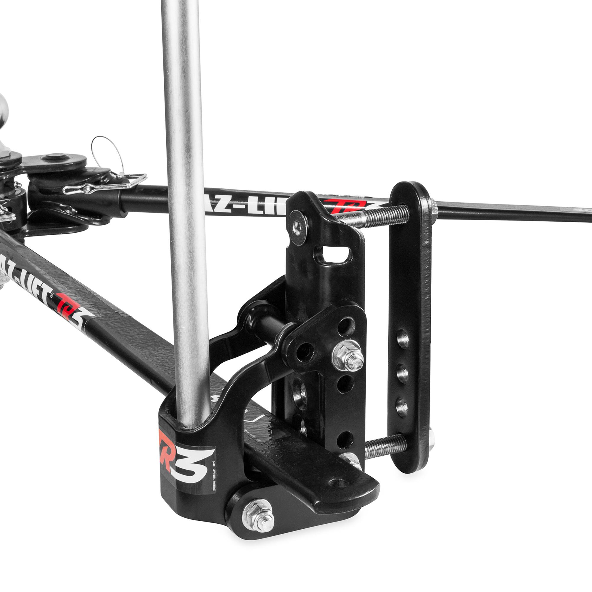 Alt View 8. Camco - Camco Eaz-Lift TR3 400Lb Weight Distribution Hitch Kit with Sway Control, 48903 - Black.