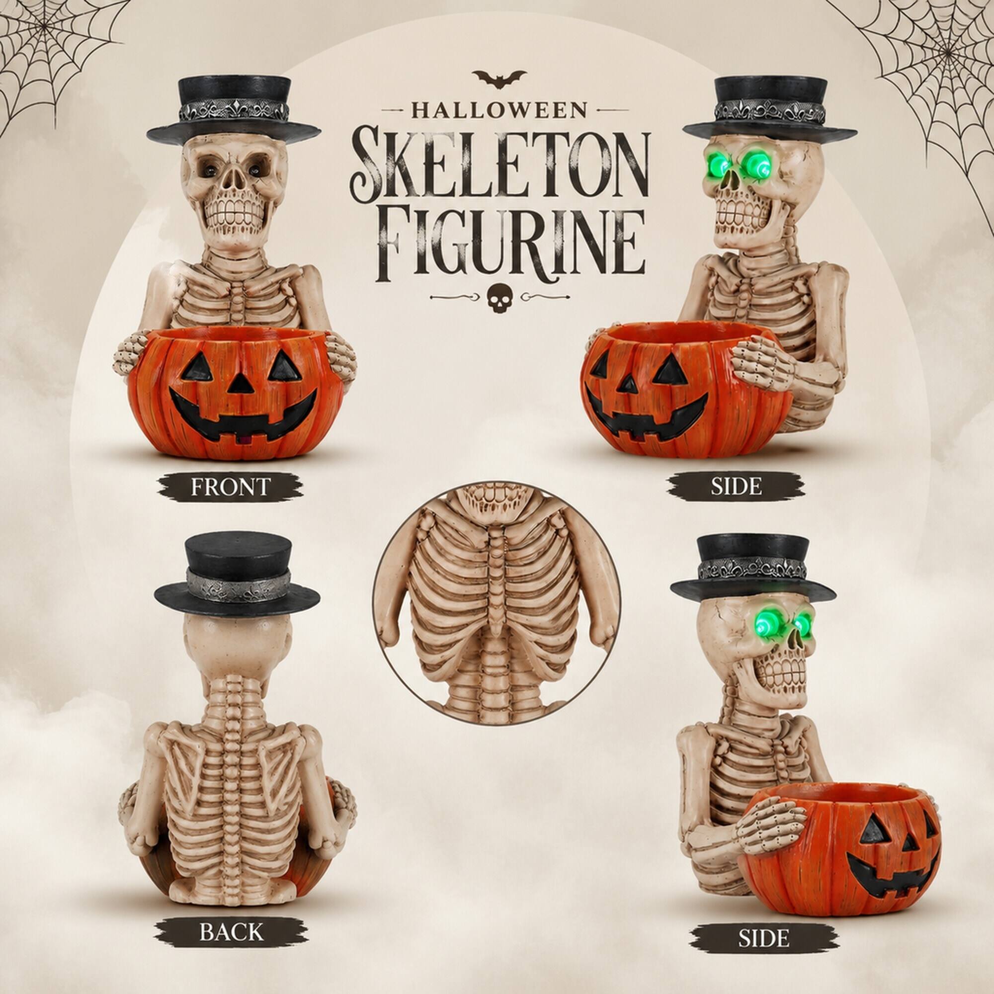 Halloween Skeleton Figurine

Front
Side
Back
Side