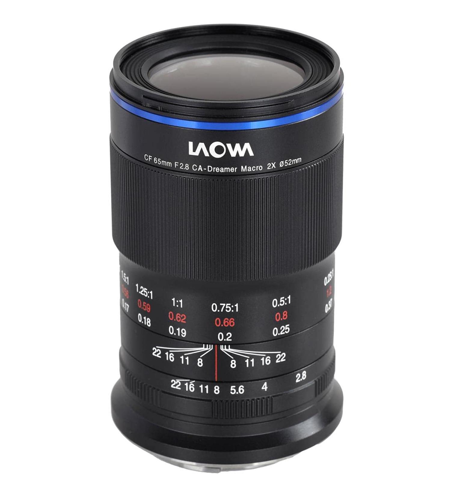 CF 65mm F2.8 CA-Dreamer Macro 2X Ø52mm

1:1 0.59 0.62 0.66 0.8 0.19 0.2 0.25

22 16 11 8 5.6 4 2