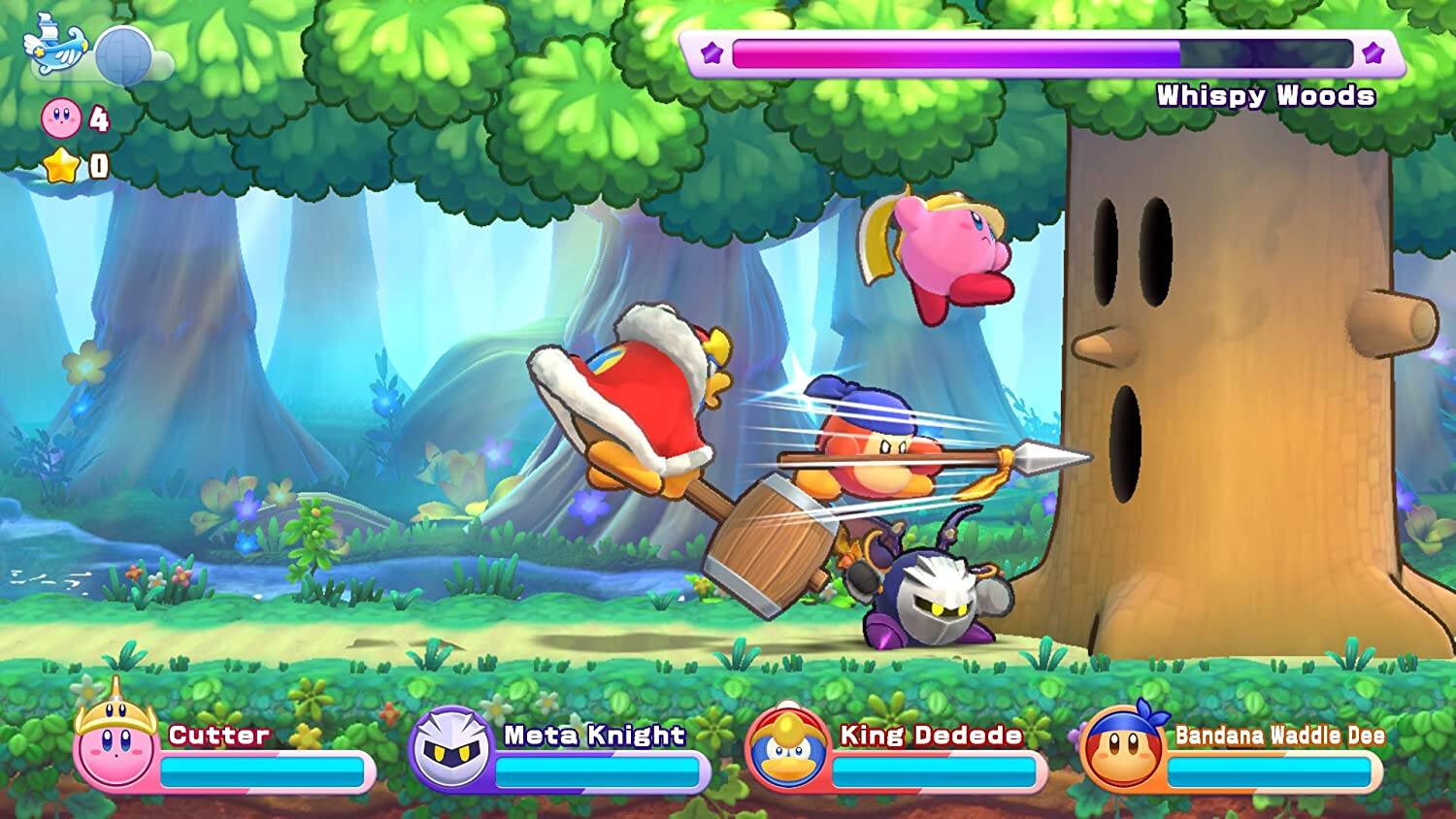 4 Whispy Woods Cutter Meta Knight King Dedede Bandana Waddle Dee
