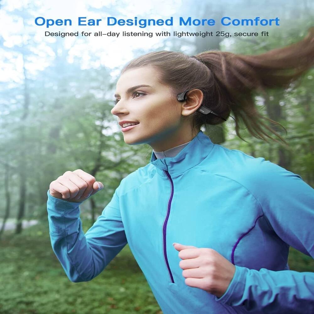 Open Ear Designed More Comfort  
Designed for all-day listening with lightweight 25g, secure fit