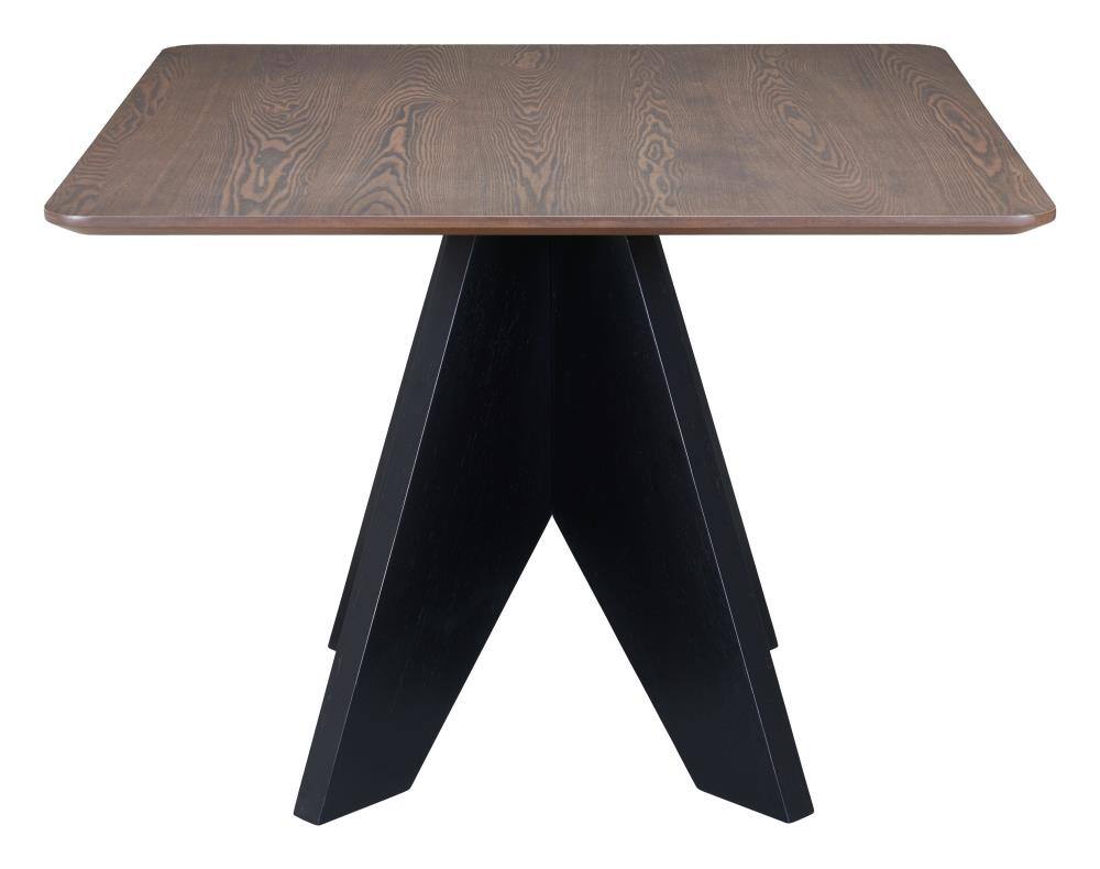 Back. Hivvago - Lisse Square Dining Table Espresso - Espresso.