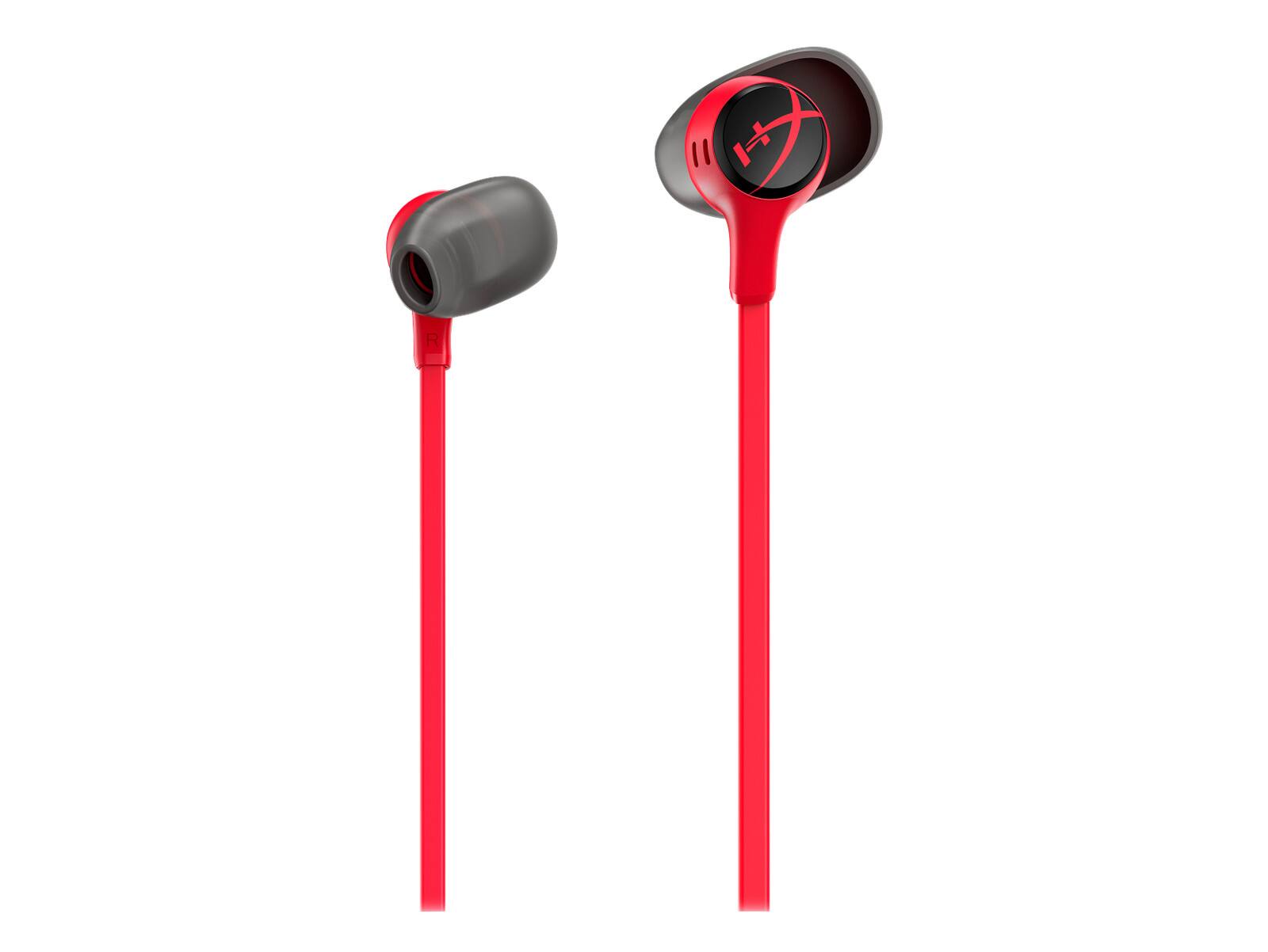 Alt View 1. HyperX - HyperX Cloud Earbuds II - Gaming Earbuds with Mic - Red - Red.