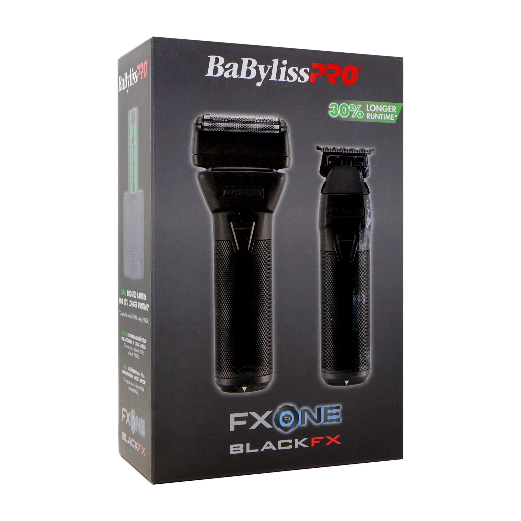 BaByliss PRO  
30% LONGER RUNTIME  

FXONE  
BLACKFX
