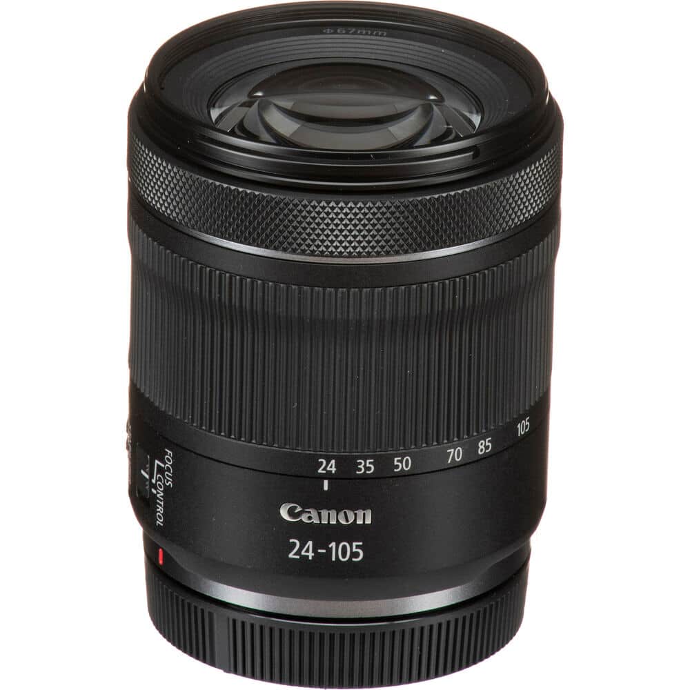 Canon RF 24 105mm f/4 7.1 IS STM Lens (4111C002) + 64GB Memory