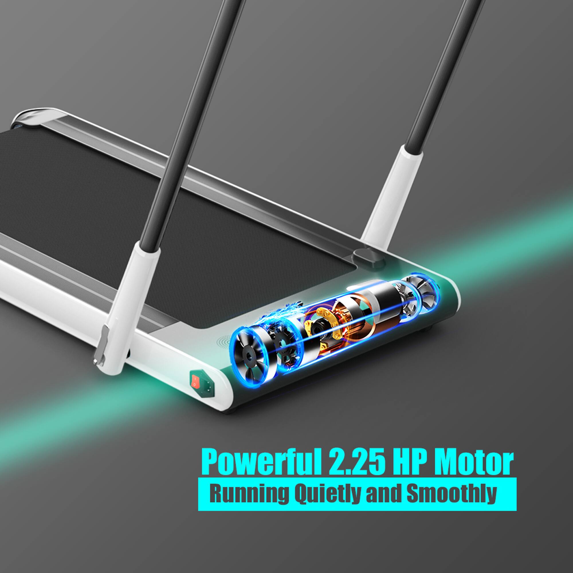 Powerful 2.25 HP Motor  
Running Quietly and Smoothly