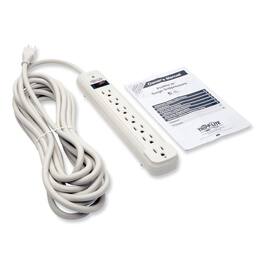 Tripp Lite - TLP725 Protect It! 1,080 Joules 25 ft. Cord 7 AC Outlets Surge Protector - Light Gray