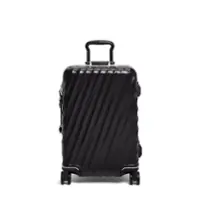 TUMI - 19 Degree Frame International 4 Wheel Carry On - Black Texture - Angle_Zoom