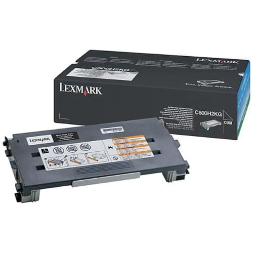 Lexmark - Part # C500H2KG Black Toner Cartridge - 5,000 Pages