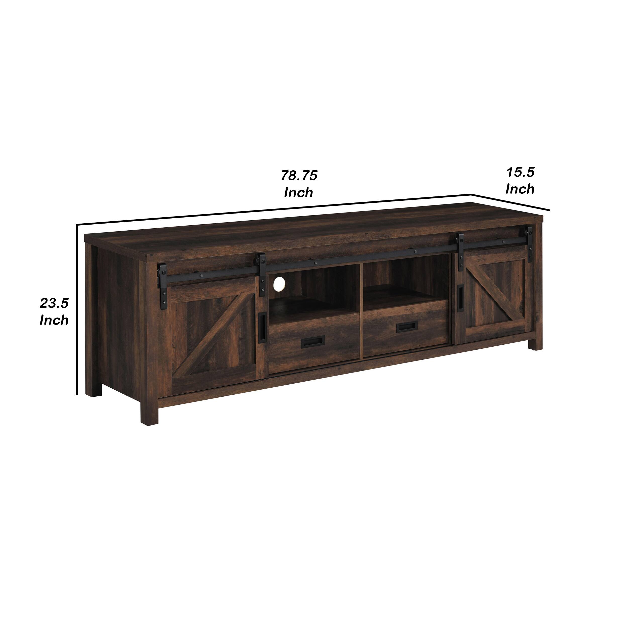78.75 Inch x 15.5 Inch x 23.5 Inch