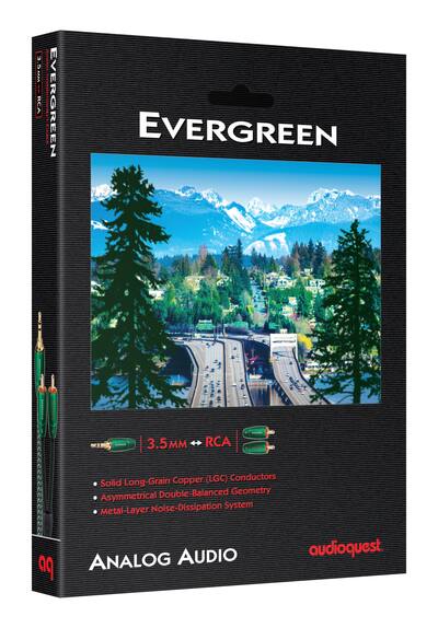 Audioquest Evergreen 3.5mm-RCA ケーブル AudioQuest Evergreen Audio Interconnect Cables | Bloom Audio