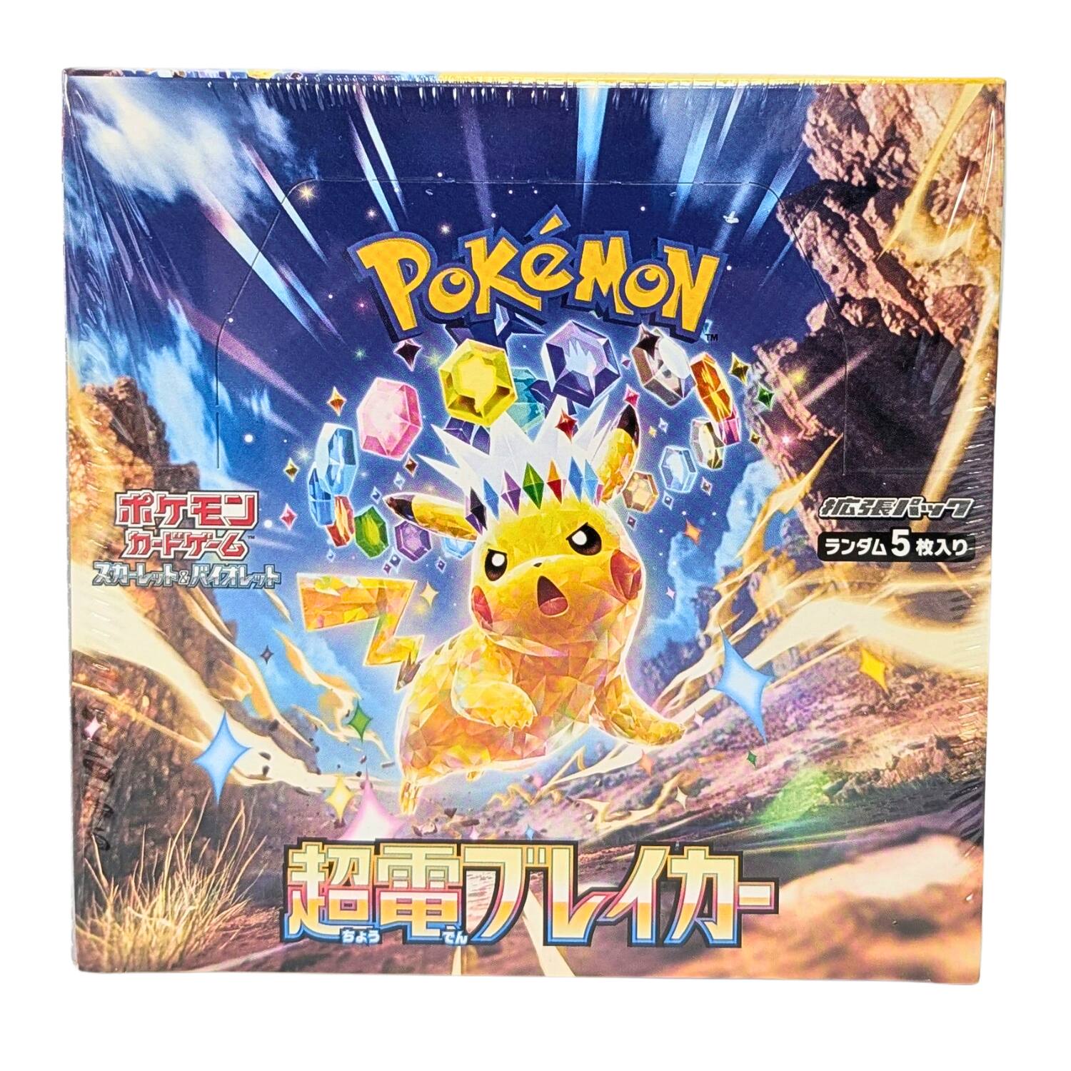 Left. Pokémon - Pokemon TCG SV8 Scarlet & Violet Super Electric Breaker Booster Box [JPN].