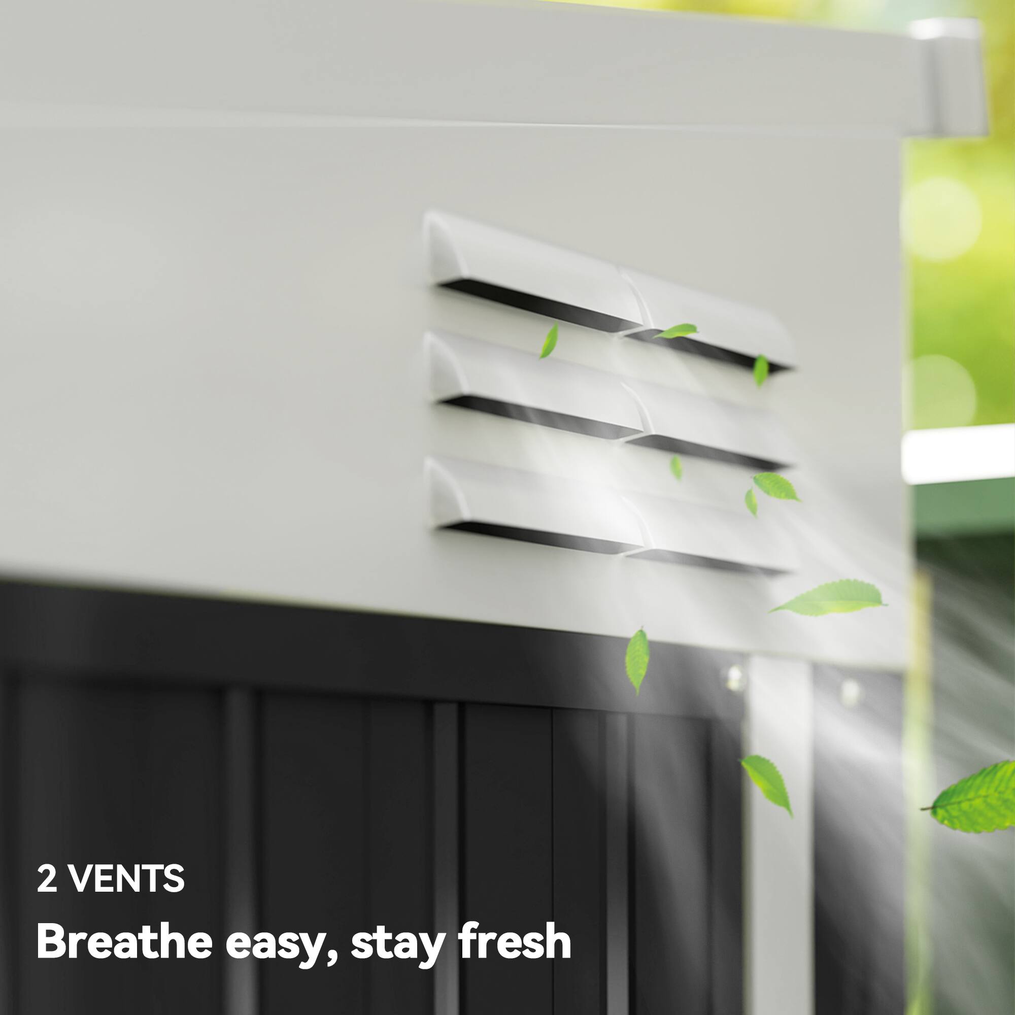 2 VENTS  
Breathe easy, stay fresh